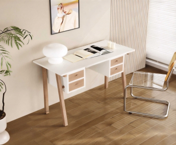 Modern Computer Desk And Chair-ID:937227011