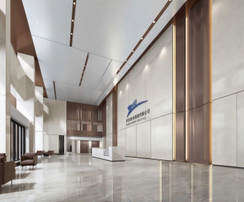 Modern Office Reception Desk-ID:616108893