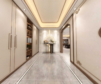 New Chinese Style Hallway-ID:201612957