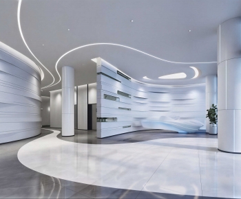 Modern Exhibition Hall-ID:535387998