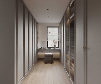 Modern Clothes Storage Area-ID:572520975