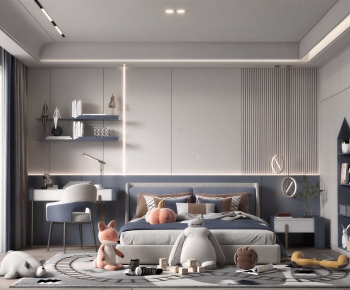 Modern Boy's Room And Son's Room-ID:172298912