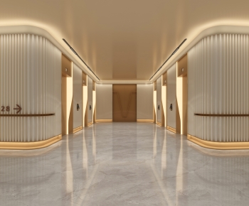 Modern Office Elevator Hall-ID:829498051