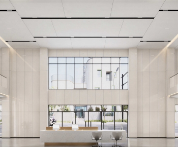 Modern Office Reception Desk-ID:200360061