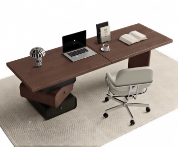 Modern Office Desk And Chair-ID:950279954