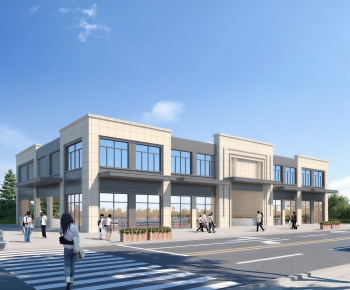 Modern Appearance Of Commercial Building-ID:936568026