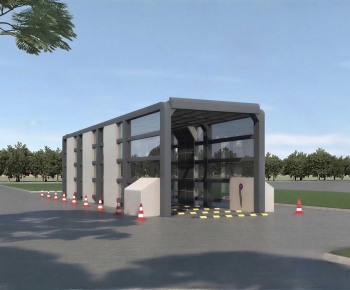 Modern Security Booth-ID:962970028