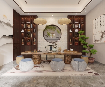 New Chinese Style Tea House-ID:867710117