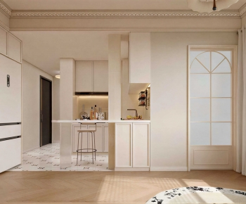 French Style Open Kitchen-ID:499583963