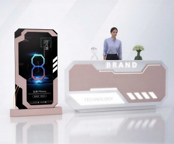 Modern Reception Desk-ID:965217114