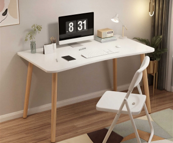 Modern Computer Desk And Chair-ID:712629081