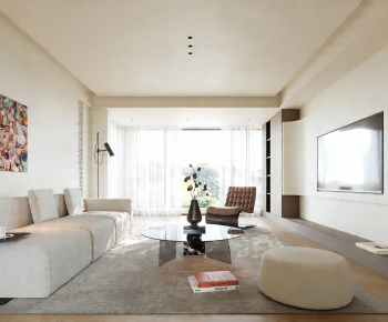 Modern A Living Room-ID:281444075