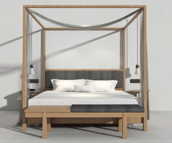 Modern Double Bed-ID:108457095