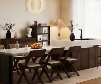 Modern Dining Table And Chairs-ID:288358935