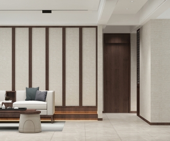 New Chinese Style A Living Room-ID:830960999