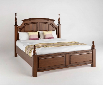 American Style Double Bed-ID:695779317