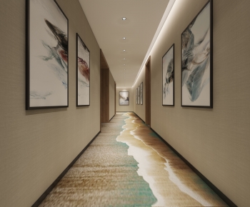 New Chinese Style Corridor-ID:993089732