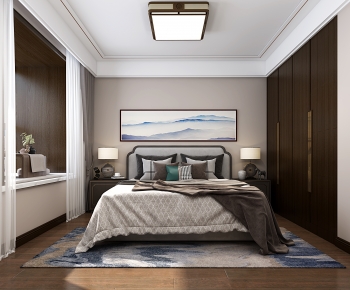 New Chinese Style Bedroom-ID:622670892