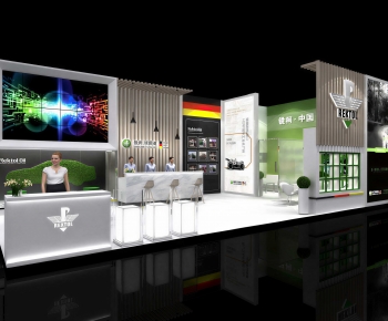 Modern Exhibition Hall-ID:433377034