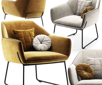 Modern Single Sofa-ID:347021109