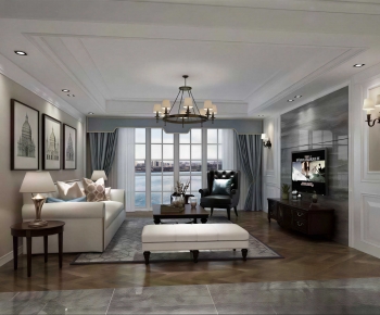 American Style A Living Room-ID:580539763