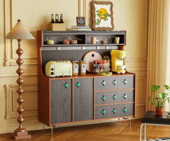 现代孟菲斯多巴胺餐边柜-3287938