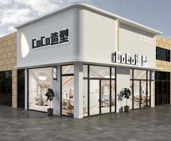 Modern Building Appearance-ID:389692073
