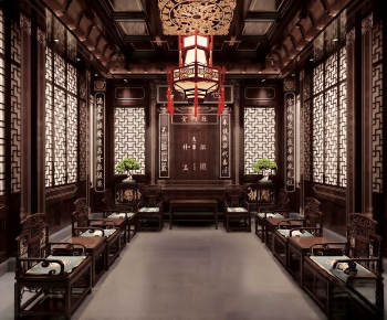 Chinese Style A Living Room-ID:120888956