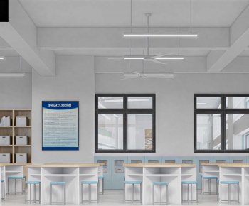 Modern School Classrooms-ID:786986111