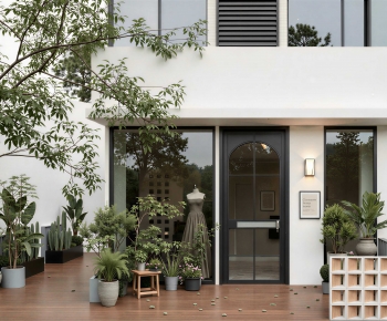 Modern Facade Element-ID:853534948