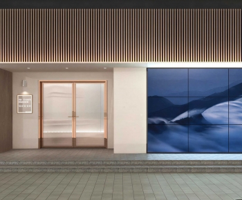 Modern Facade Element-ID:708092935