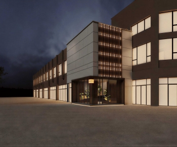 Modern Building Appearance-ID:334898958