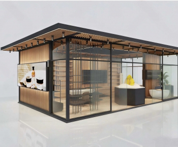 Modern Glass Sunshine Room-ID:530284889