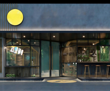 New Chinese Style Facade Element-ID:335520986