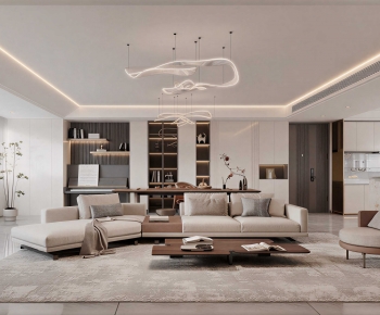 Modern A Living Room-ID:627360117