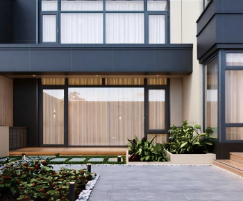 Modern Courtyard/landscape-ID:969567064