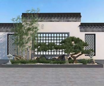 New Chinese Style Garden-ID:608536963