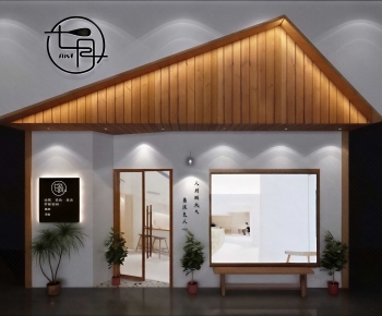 Modern Facade Element-ID:327296977