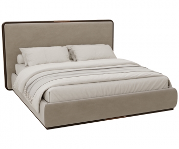 Modern Double Bed-ID:819772014