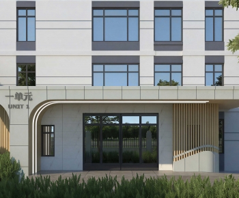 Modern Facade Element-ID:159423111