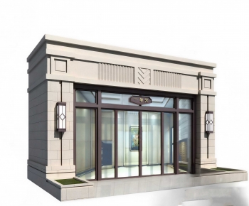 Modern Building Appearance-ID:409244063