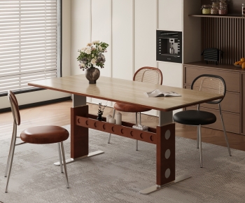 Modern Dining Table And Chairs-ID:989787108