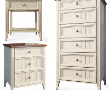 American Style Bedside Cupboard-ID:518538006