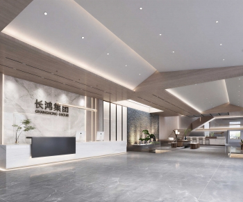 Modern Office Reception Desk-ID:156519417