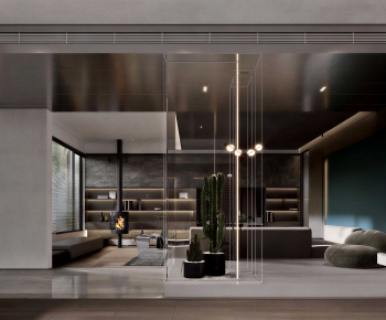 Modern A Living Room-ID:252787113