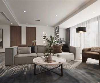 Modern A Living Room-ID:738859217