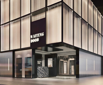Modern Facade Element-ID:970397954