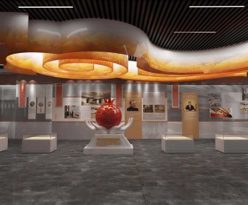 Modern Exhibition Hall-ID:963414917