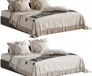 Modern Double Bed-ID:573959471