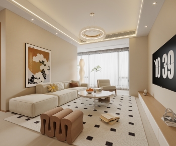 Modern A Living Room-ID:728333955